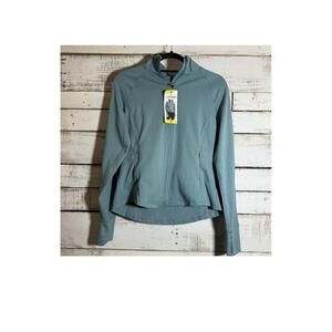 JOCKEY Womens Arctic Tulip Hem Yoga Full Zip Jacket Size S.    BH